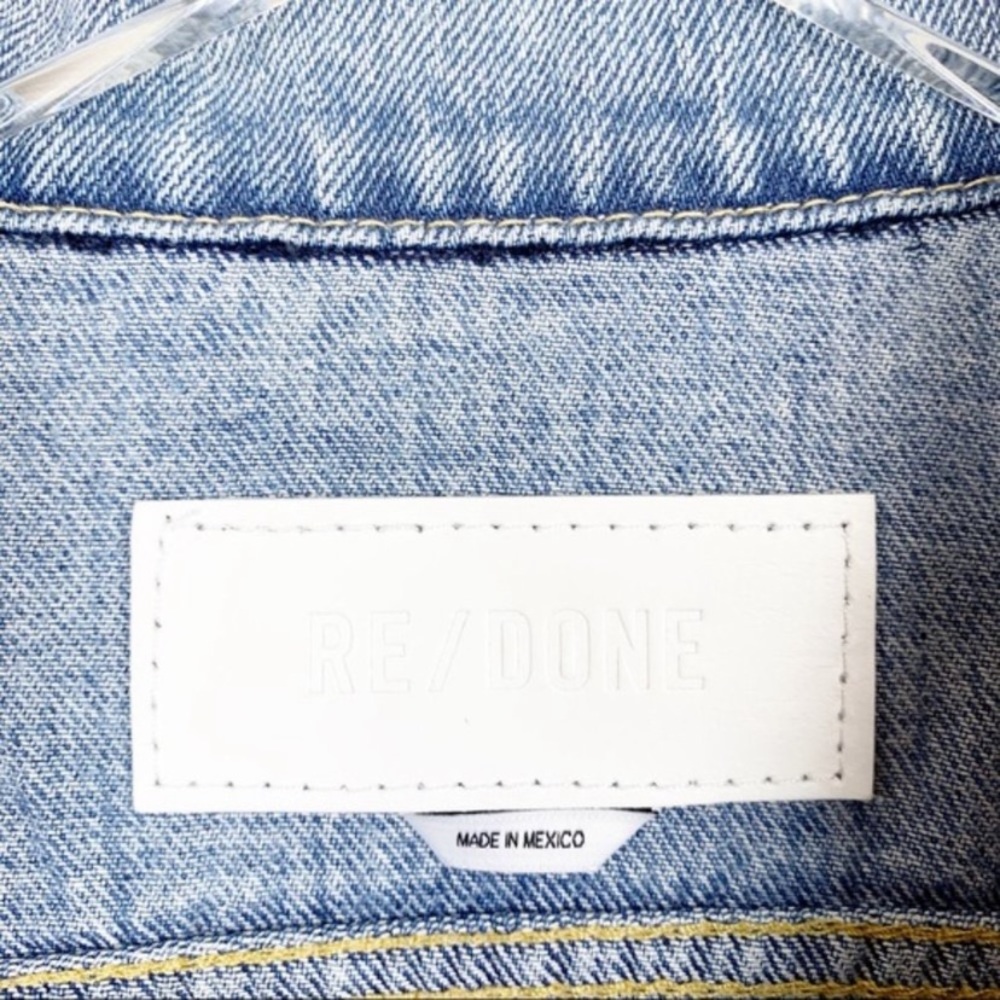 Re/Done | Distressed 70s Rodeo Denim Jacket NWT - Picture 10 of 13